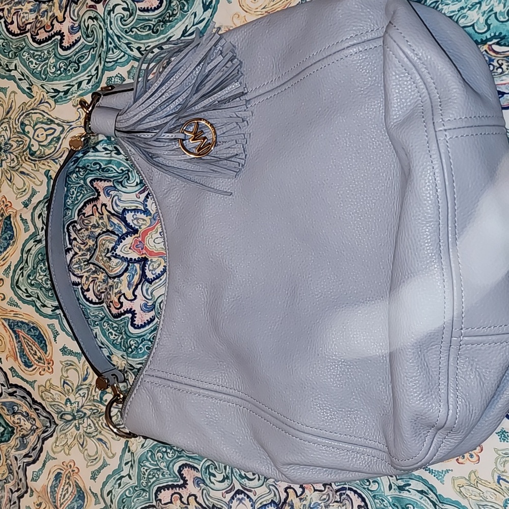 Michael Kors Frances Pebbled Leather Shoulder bag